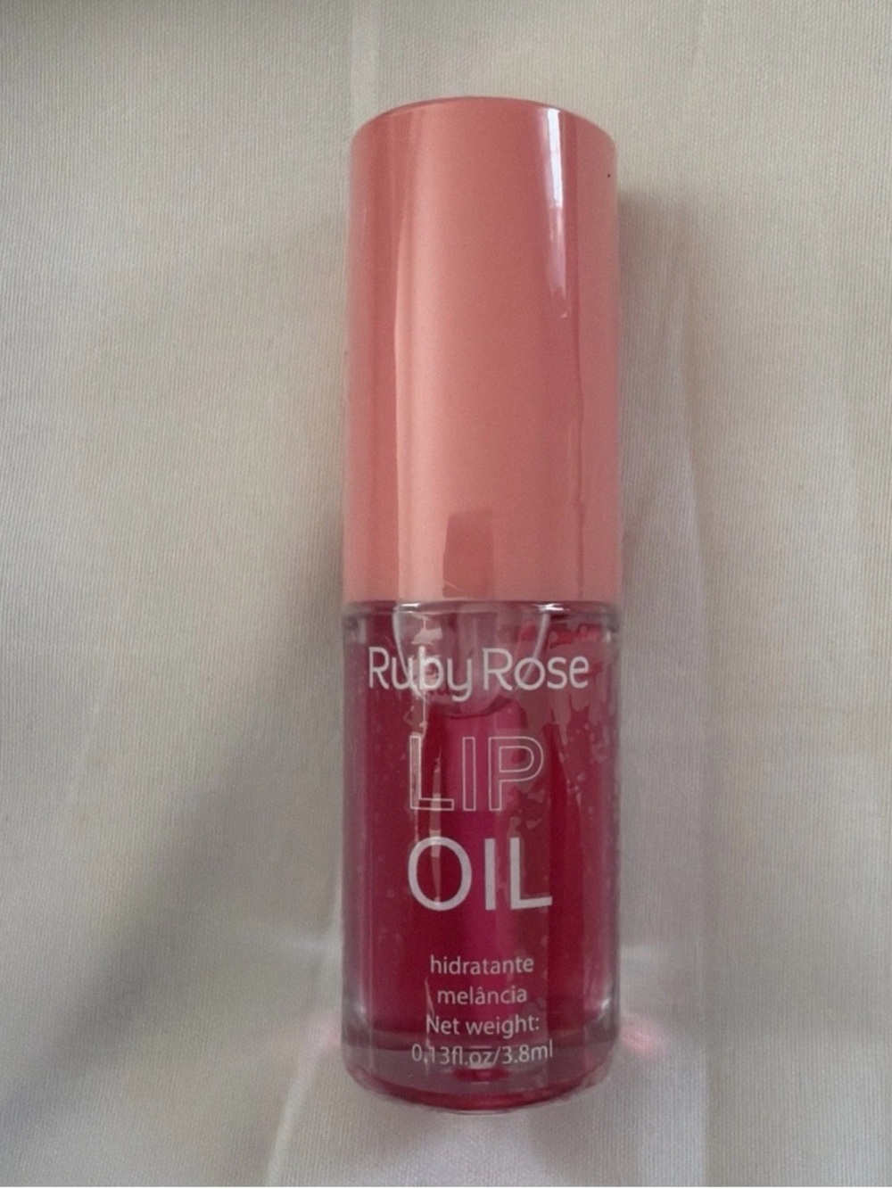 Ruby Rose Lip Oil Hydrating Pink Melancia Watermelon 0.13 fl oz Dry Lips Travel